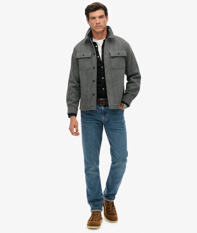 Superdry The Merchant Store - Herringbone Overshirt