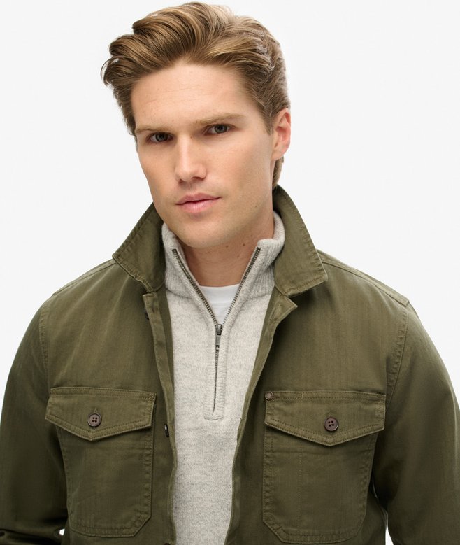 Superdry The Merchant Store - Herringbone Overshirt