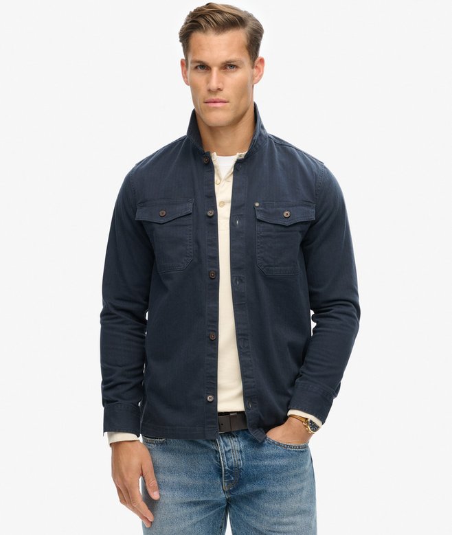 superdry The Merchant Store - Herringbone Overshirt