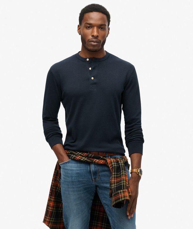 superdry The Merchant Store - Jersey Grandad Top