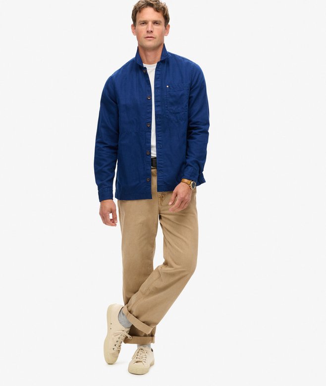 Superdry The Merchant Store - Linen Blend Overshirt