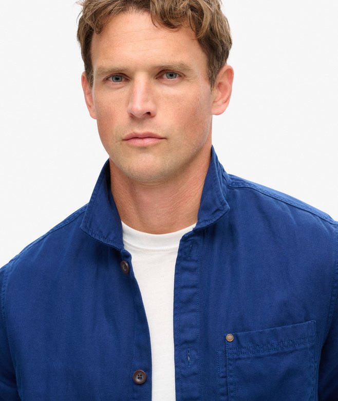 Superdry The Merchant Store - Linen Blend Overshirt