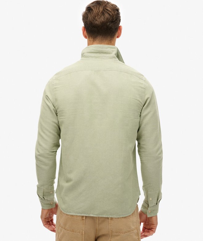 Superdry The Merchant Store- Linen Blend Work Shirt