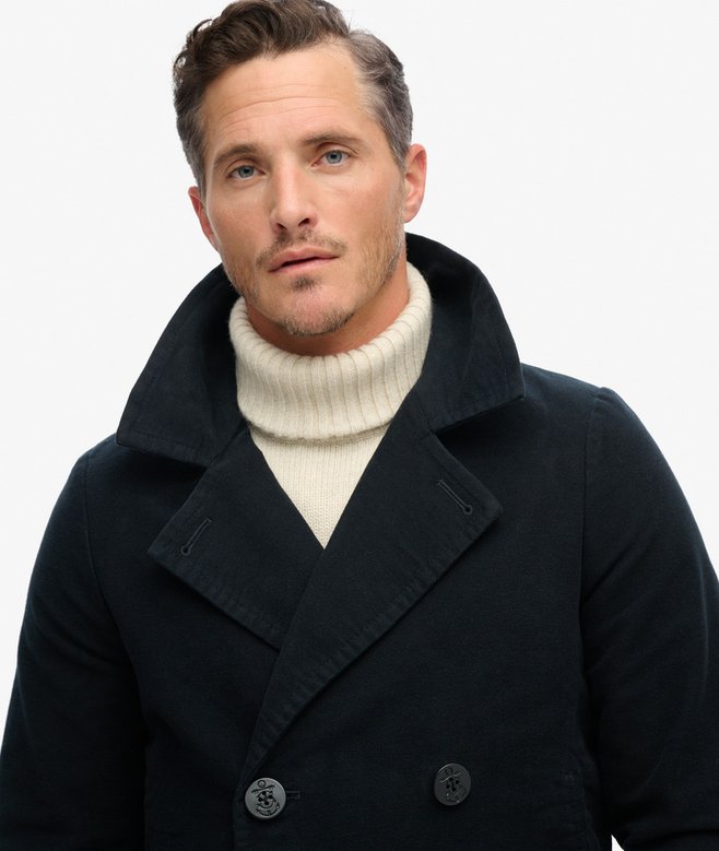 Superdry The Merchant Store - Moleskin Pea Coat