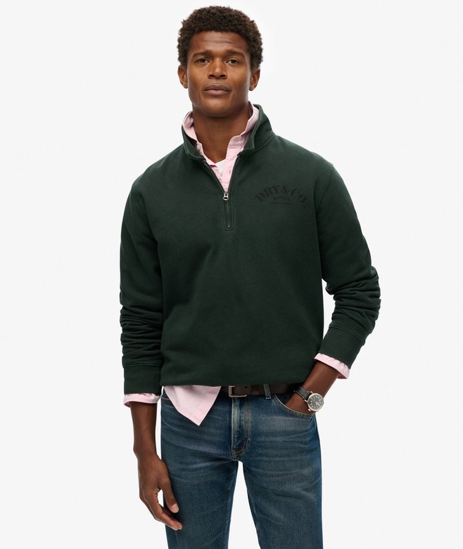 superdry The Merchant Store- Quarter Zip Sweatshirt