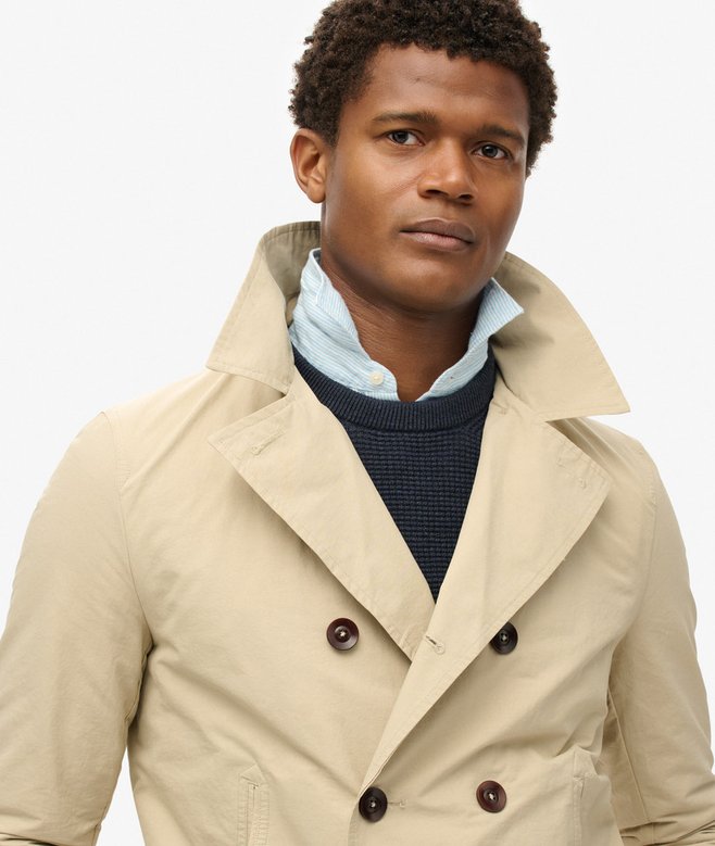 Superdry The Merchant Store - Twill Pea Coat