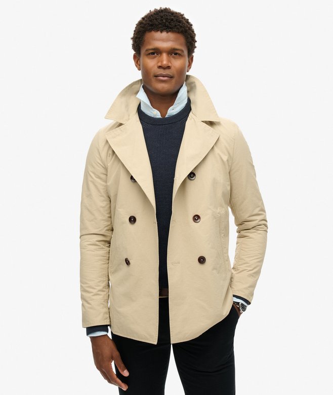 superdry The Merchant Store - Twill Pea Coat