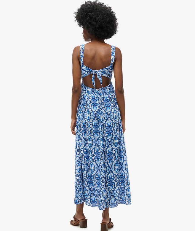Superdry Tie Back Maxi Dress