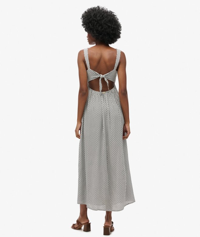Superdry Tie Back Maxi Dress