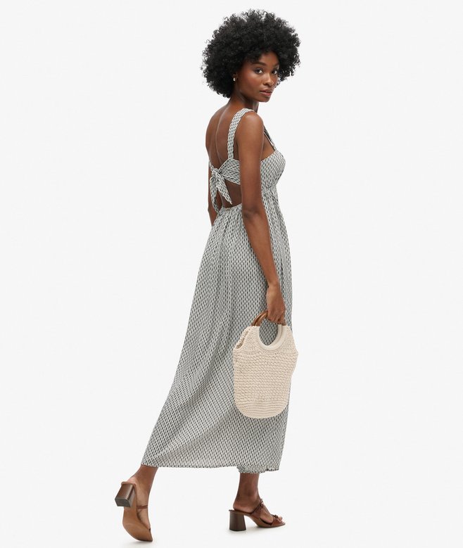 Superdry Tie Back Maxi Dress