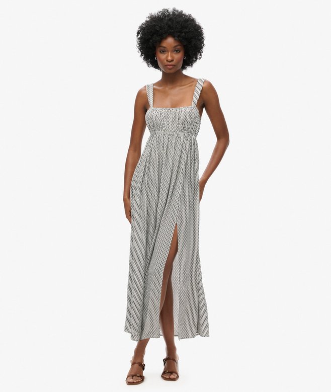 superdry Tie Back Maxi Dress