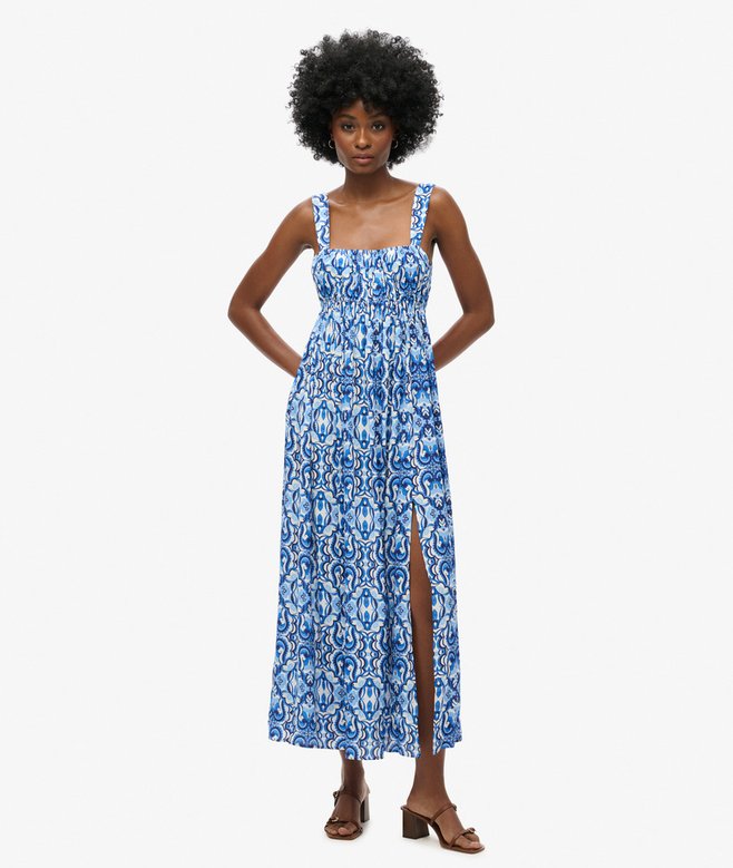 superdry Tie Back Maxi Dress