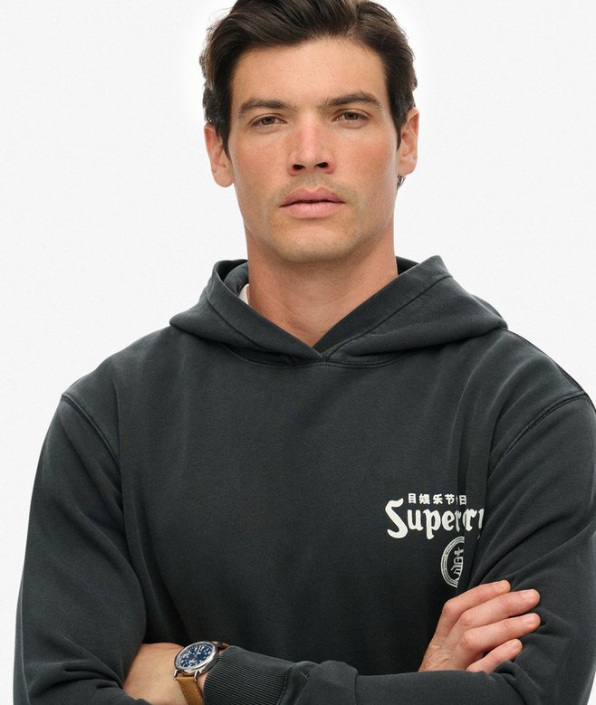 Superdry Tokyo Narrative Loose Hoodie