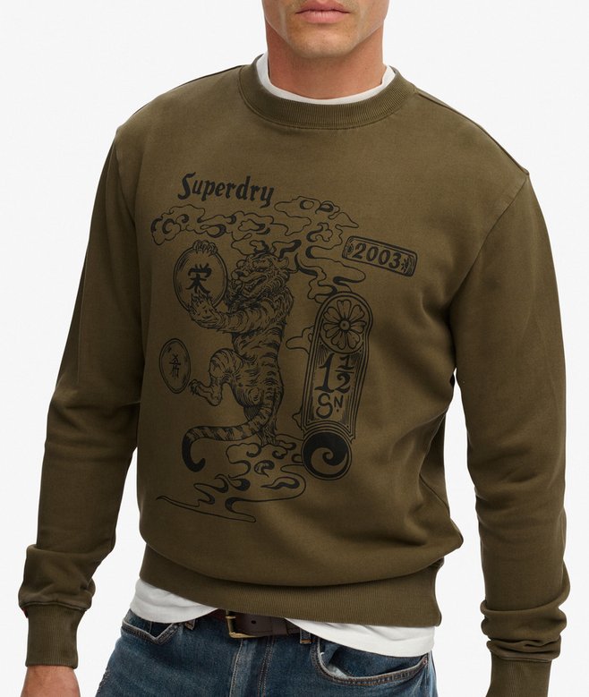 Superdry Tokyo Narrative Loose Sweatshirt