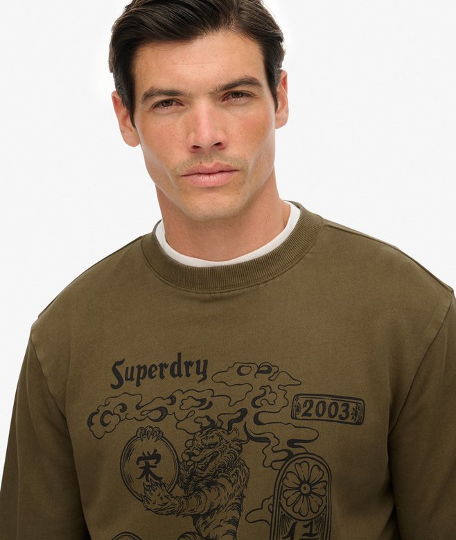Superdry Tokyo Narrative Loose Sweatshirt
