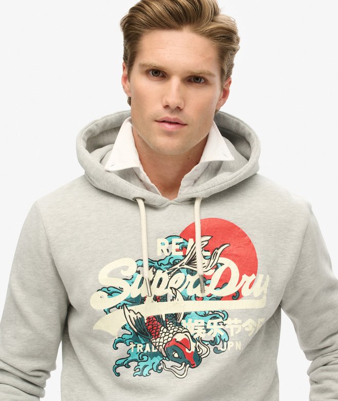 Superdry Tokyo Vintage Logo Graphic Hoodie