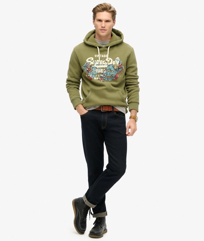 Superdry Tokyo Vintage Logo Graphic Hoodie