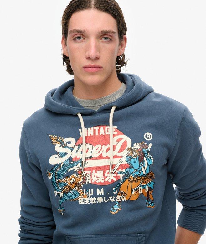 Superdry Tokyo Vintage Logo Graphic Hoodie