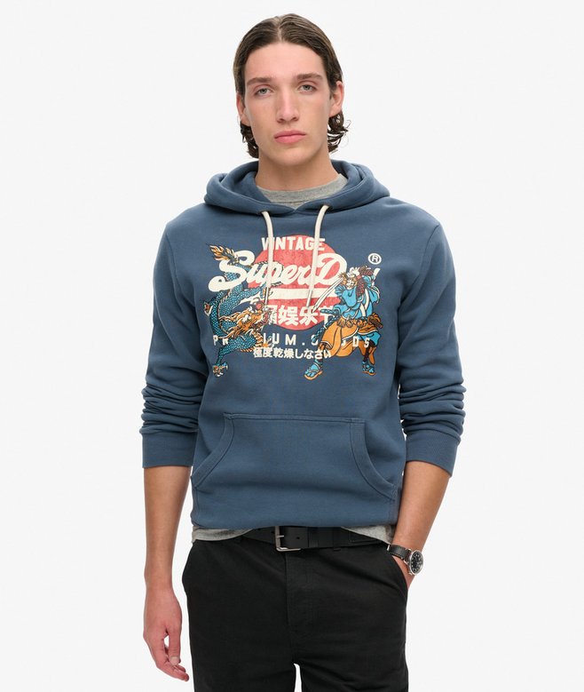 superdry Tokyo Vintage Logo Graphic Hoodie