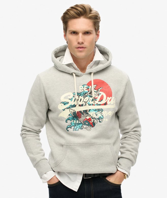 superdry Tokyo Vintage Logo Graphic Hoodie