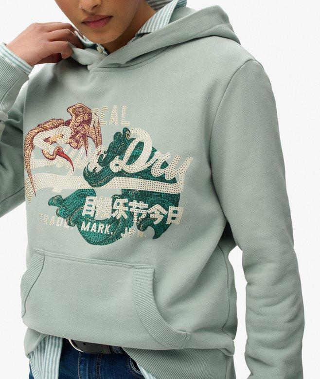 Superdry Tokyo Vintage Logo Relaxed Hoodie