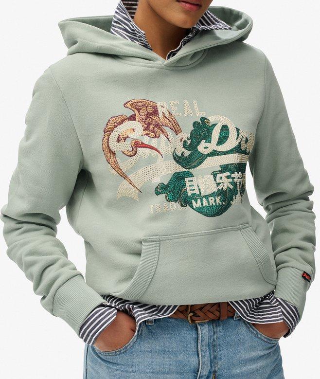Superdry Tokyo Vintage Logo Relaxed Hoodie