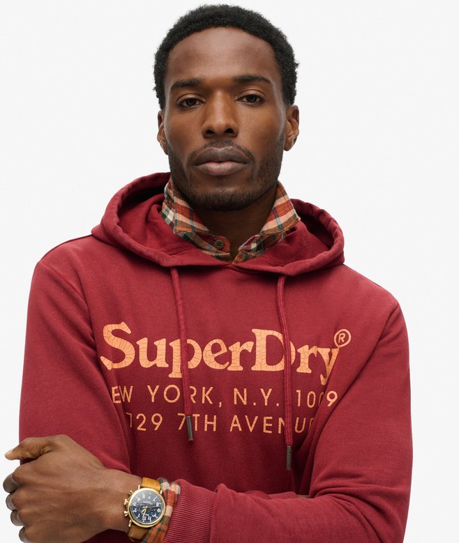 Superdry Tonal Venue Logo Hoodie