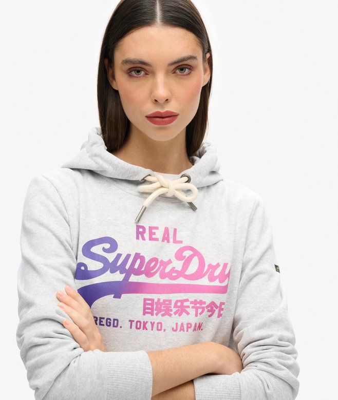 Superdry Tonal Vintage Logo Graphic Hoodie