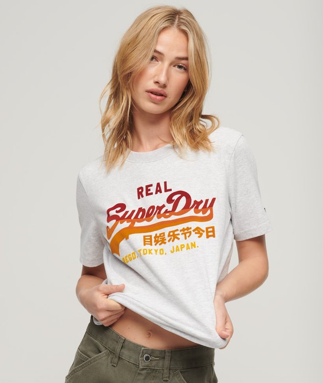 superdry Tonal Vintage Logo Graphic T Shirt