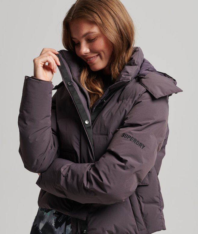 superdry Train Boxy Puffer Jacket