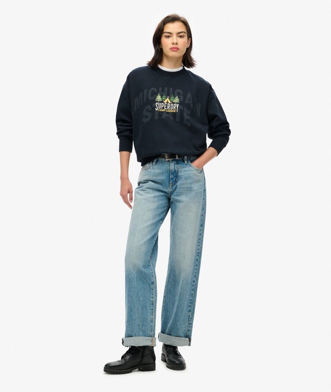 Superdry Travel Souvenir Loose Crew Sweatshirt