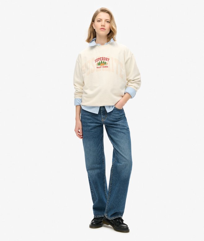 Superdry Travel Souvenir Loose Crew Sweatshirt