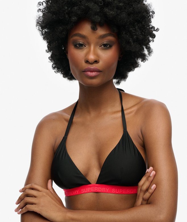 Superdry Triangle Elastic Bikini Top