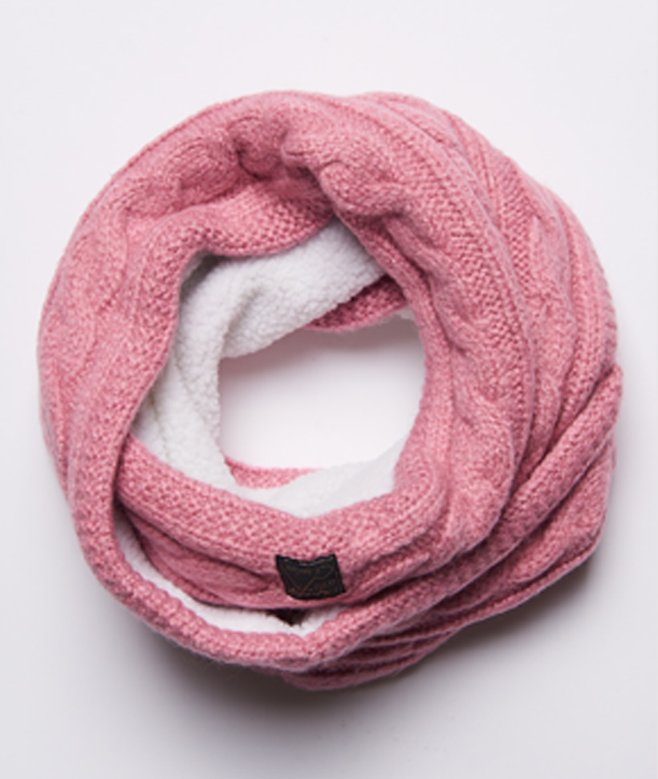 Superdry Tweed Cable Snood