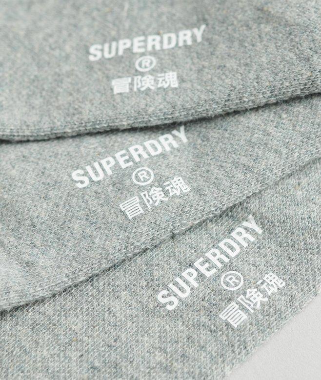 Superdry Unisex Organic Cotton Trainer Sock Pack