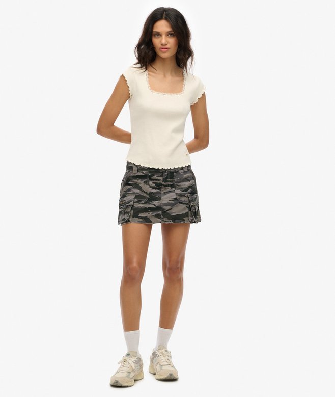 Superdry Utility Parachute Skirt