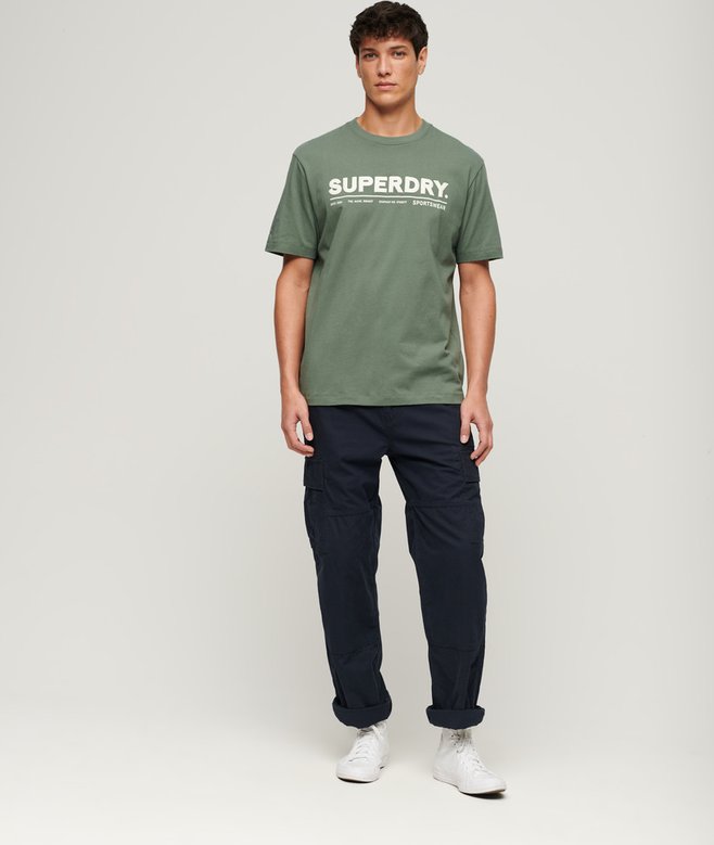 Superdry Utility Sport Logo Loose Fit T-Shirt