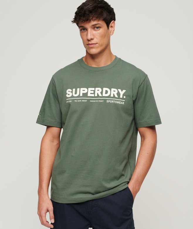 superdry Utility Sport Logo Loose Fit T-Shirt
