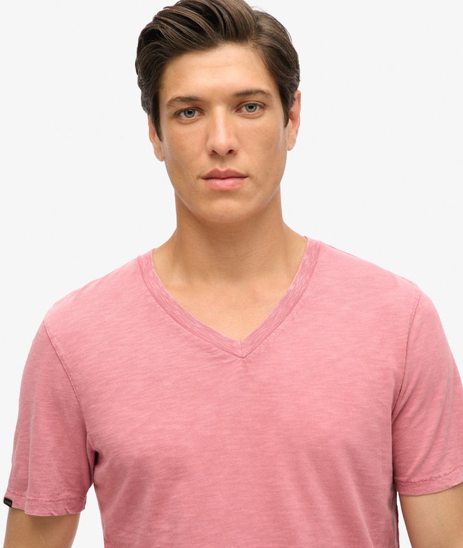 Superdry V-Neck Slub Short Sleeve T-Shirt