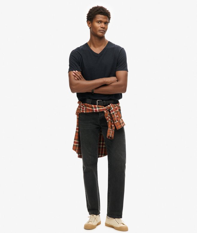 Superdry V-Neck Slub Short Sleeve T-Shirt