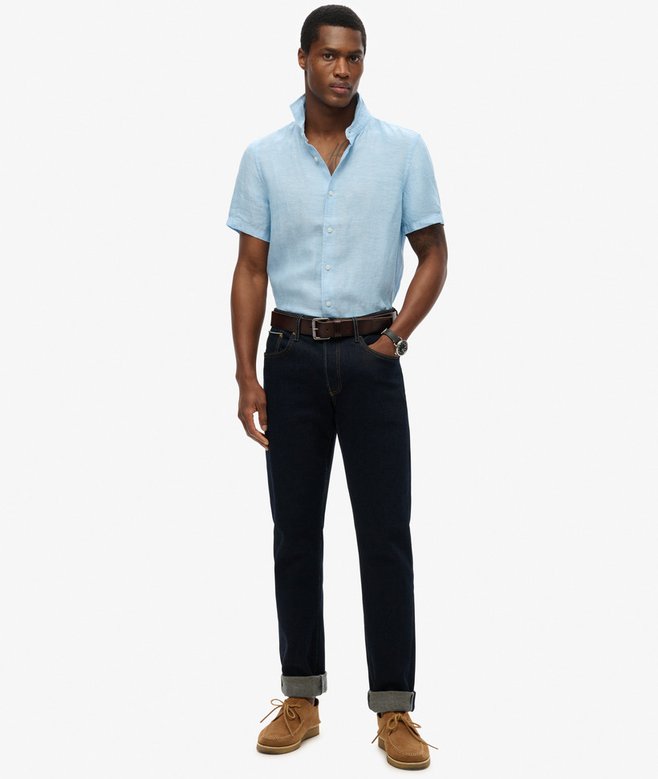 Superdry Vacation Linen Short Sleeve Shirt