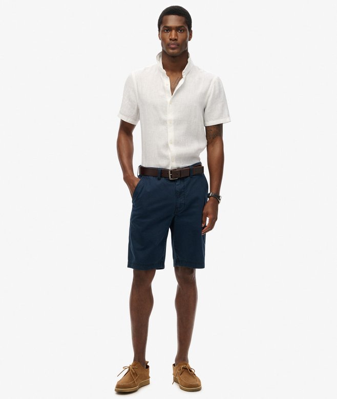 Superdry Vacation Linen Short Sleeve Shirt