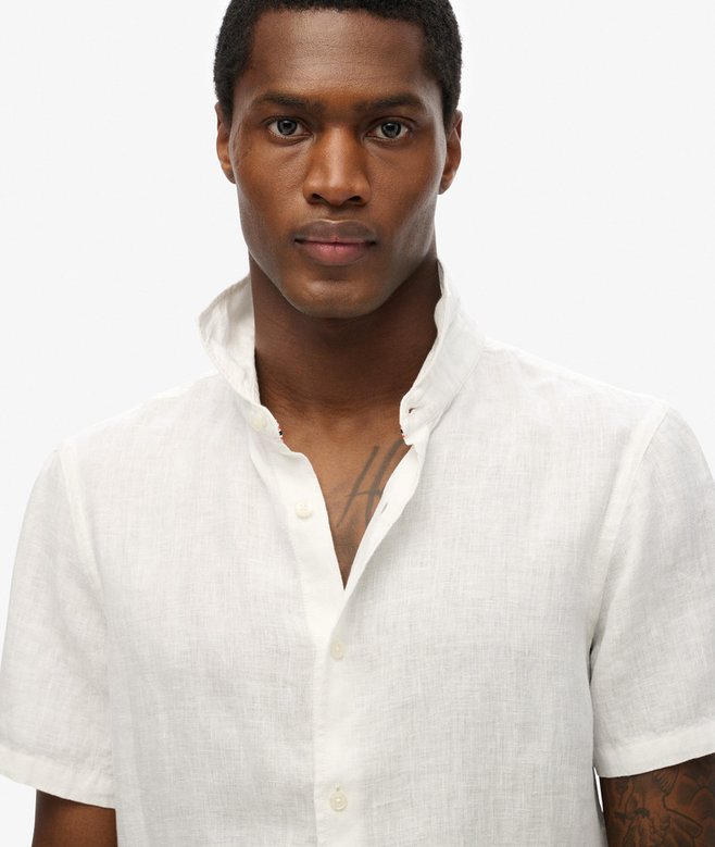 Superdry Vacation Linen Short Sleeve Shirt
