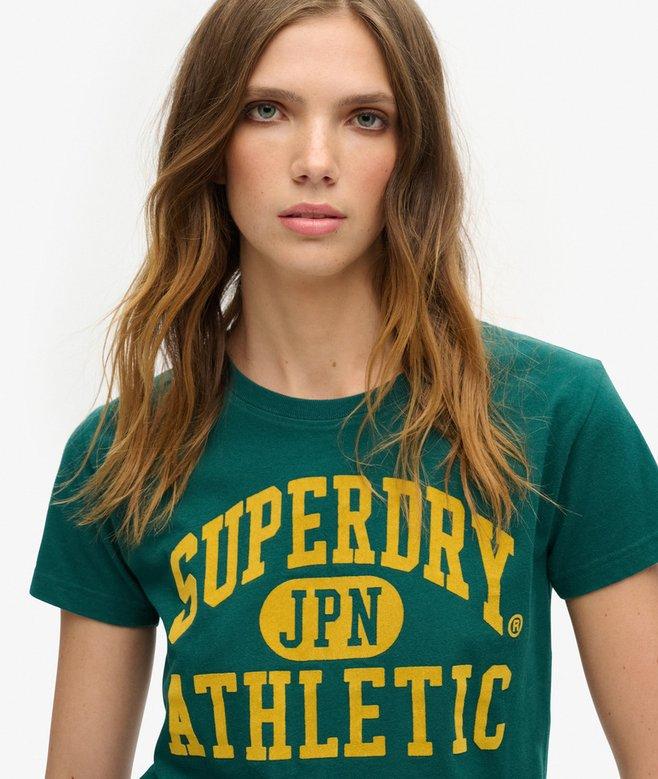 Superdry Varsity Flocked Fitted T-Shirt