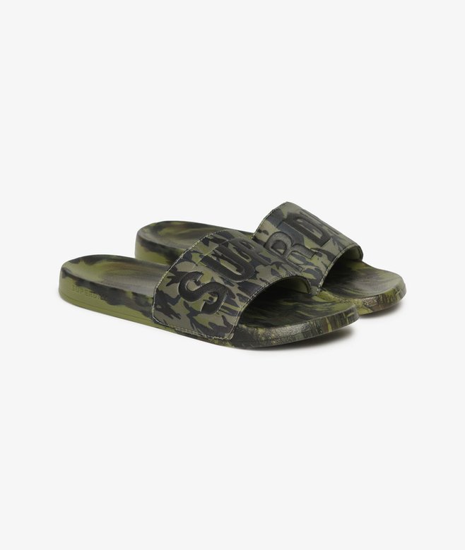 Superdry Vegan Camo Pool Sliders