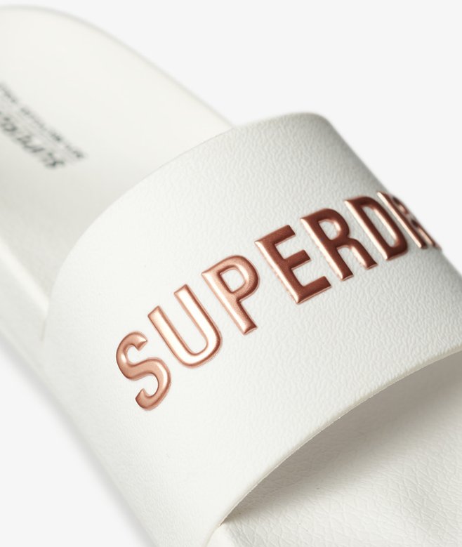 Superdry Vegan Logo Pool Sliders