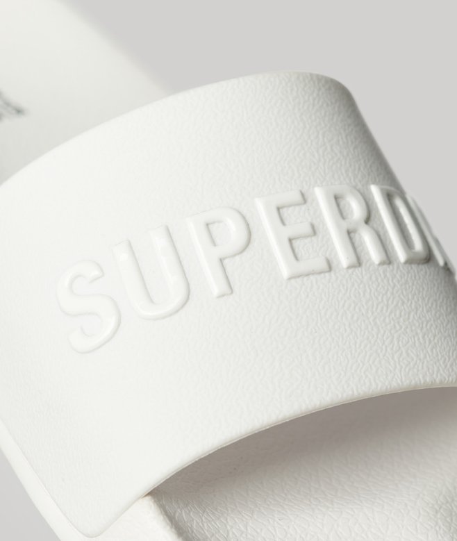 Superdry Vegan Logo Pool Sliders
