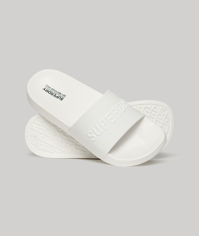 superdry Vegan Logo Pool Sliders