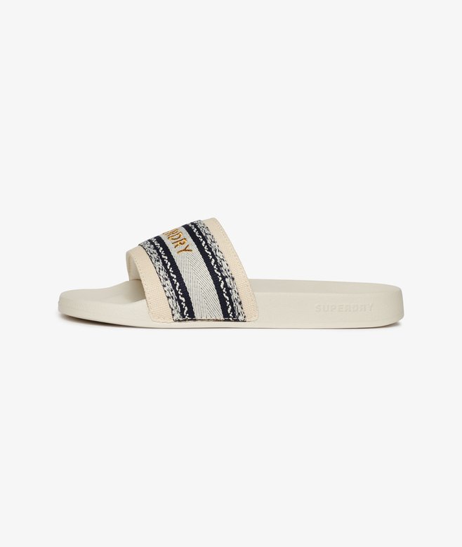 Superdry Vegan Webbing Pool Sliders