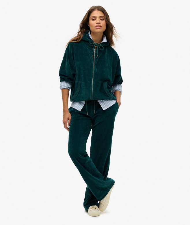 Superdry Velour Zip Hoodie